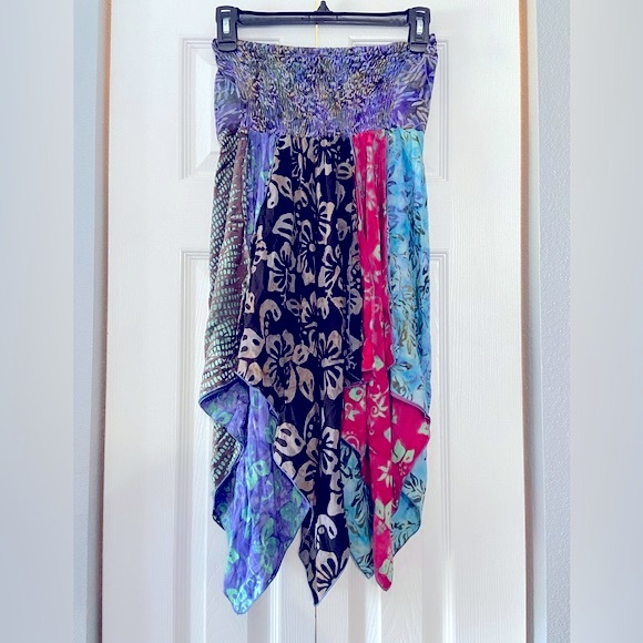 Young Fashion flowing strapless Hawaiian shirt - Picture 2 of 9